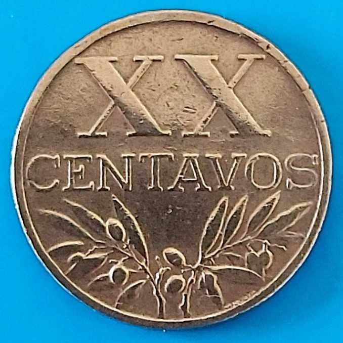 XX Centavos de 1955, Republica Portuguesa