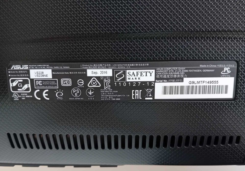 (LER DESCRIÇÃO) Monitor Asus VS228NE 21.5" Full HD
