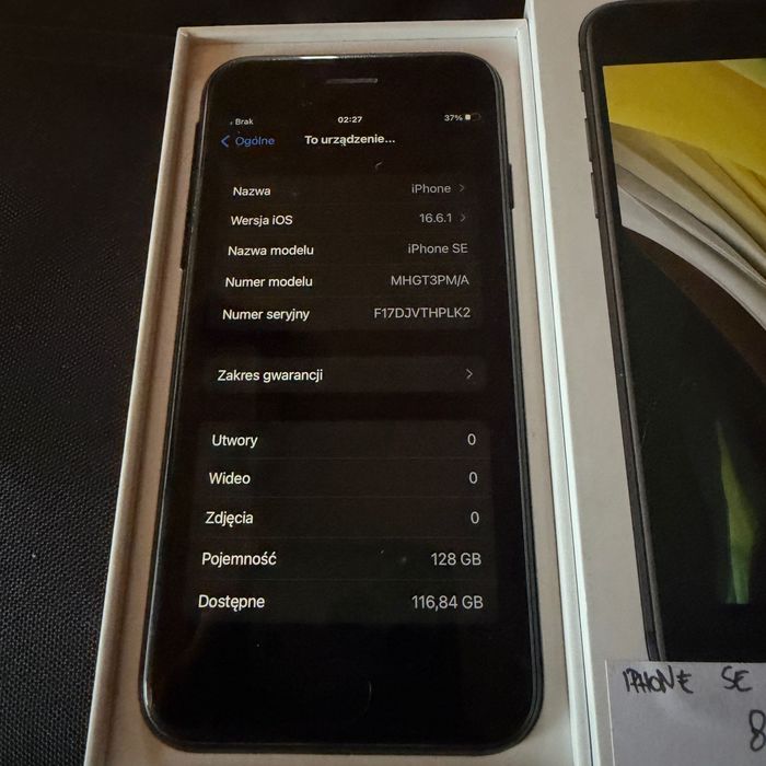 Świetny iPhone SE 2020,  128 gb, 64