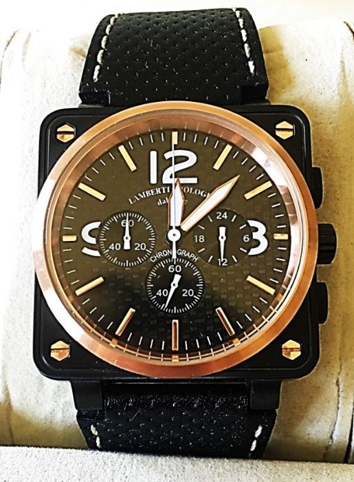 Lamberti Orologi cronógrafo quatzo novo