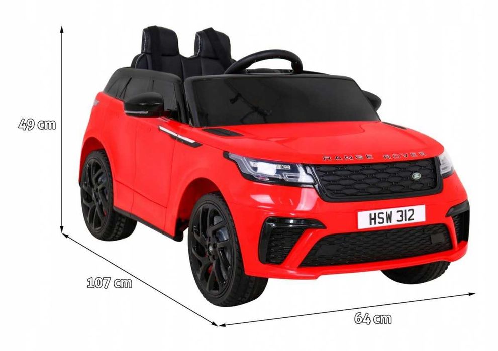 Range Rover Velar akumulator Czerwony Pilot, EVA, Wolny Start, MP3 LED