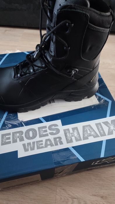 Botas Haix Black Eagle Safety 50 High – Novas, na Caixa