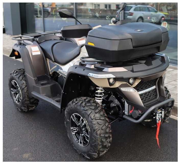 POJEMNY KUFER BOX SKRZYNIA PRZÓD PRZEDNI SIKKIA 66L "M" + ZAMEK UNIWERSALNY QUAD ATV linhai kymco cfmoto honda yamaha polaris can-am tgb bashan segway