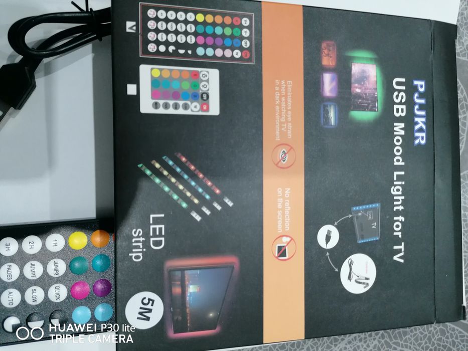 Fita de LED multicolor 5m USB