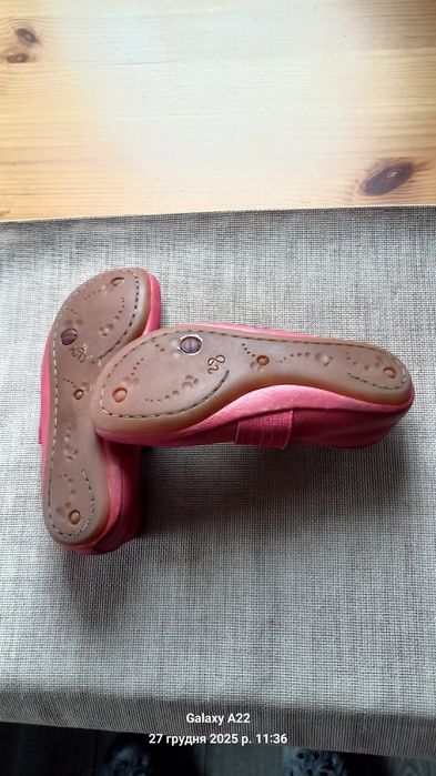 Дитячі черевички- балеточки (кампер)