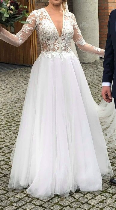 Suknia Ślubna Laurelle Elena i Siluetta (2 w 1)