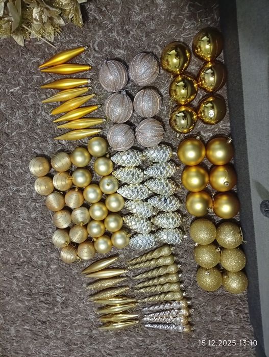 Ozdoby na choinkę + światełka