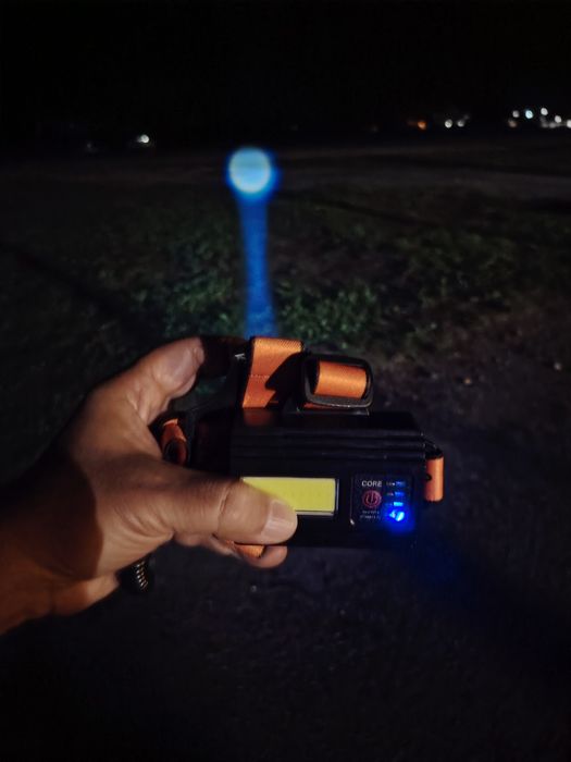 L.  Cabeça Led  Super Bright  450m Alcance, Zoom, Powerbank