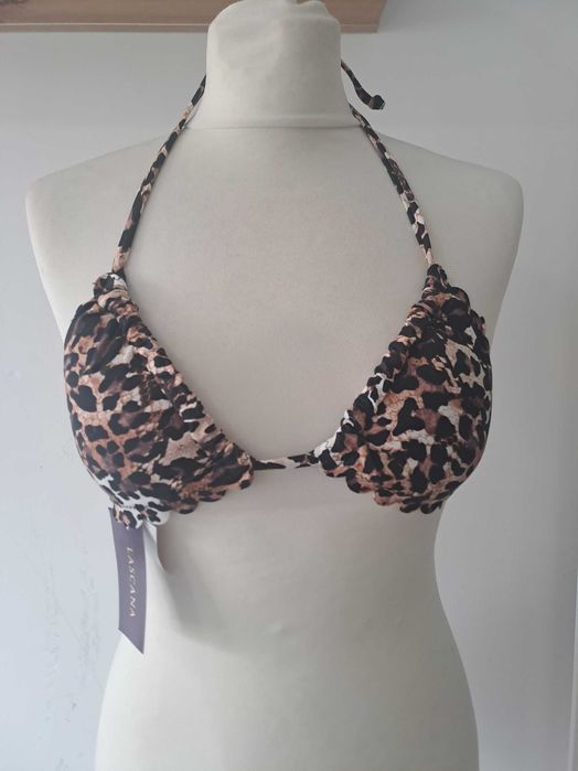 Góra od bikini w cętki