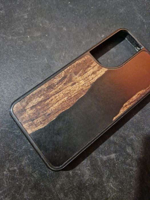 Capa Samsung S22 - madeira e resina