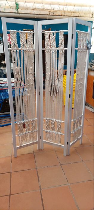 Biombo  com tecido