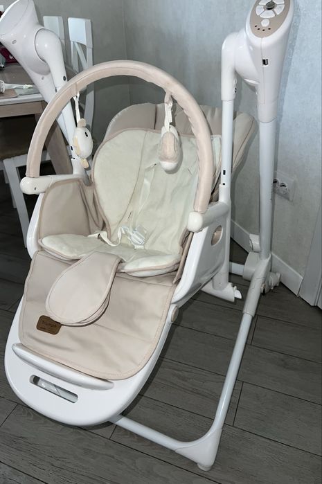 Стілець для годування 3в1 Carello,шезлонг,качеля