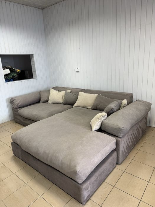 Narożnik szary firmy Agata Meble + poduszki w zestawie