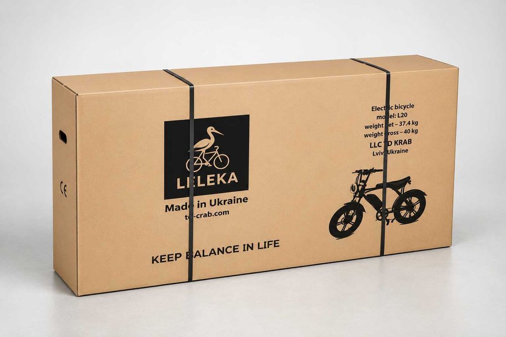 LELEKA L20 — Stylowy elektryczny FAT BIKE w stylu café racer