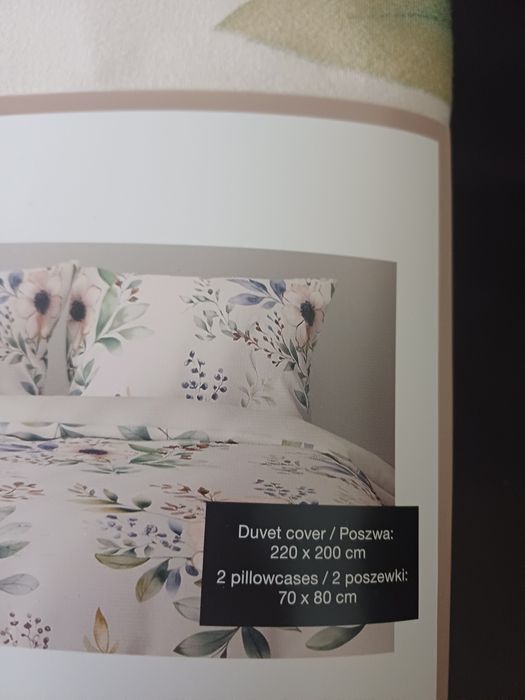 Nowy zestaw pościeli 220na200