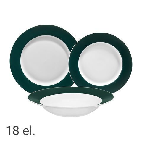 Zestaw Ambition aura green, 6 osób, 18 elementów