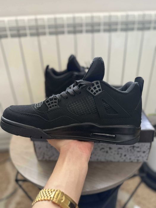 Nike Air Jordan 4 Retro – Black Cat – r. 45