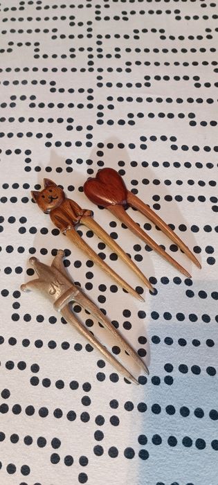 ozdoby do włosów drewniane ręcznej roboty