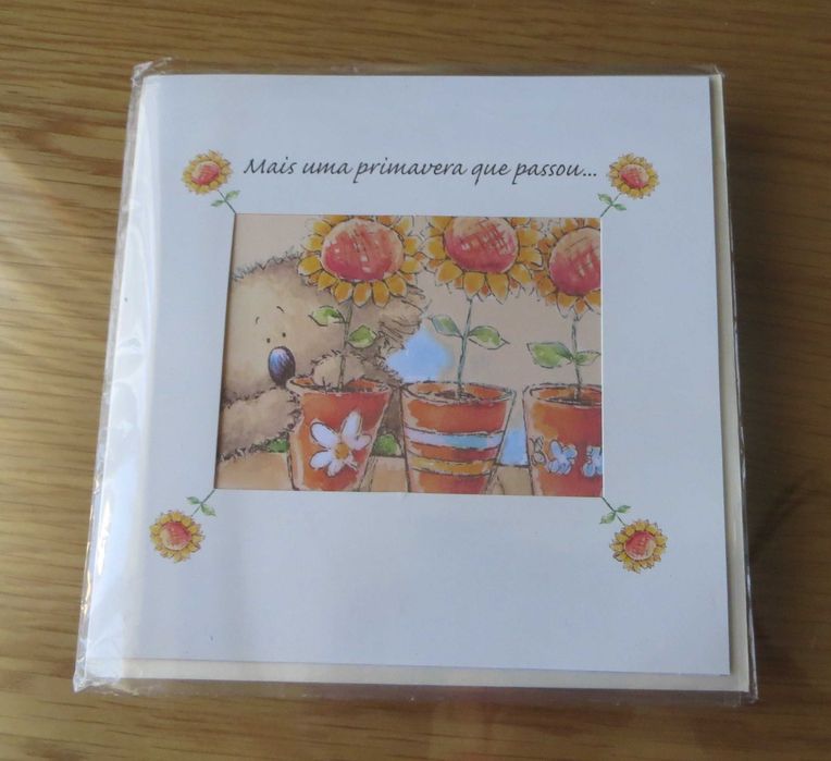 Postal  Livro, para CD com papel de carta - Novo