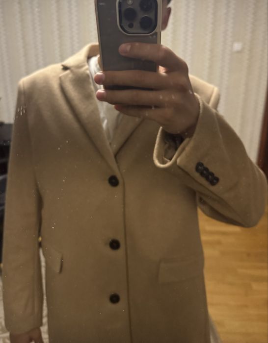 Чоловіче кашемірове пальто H&M
