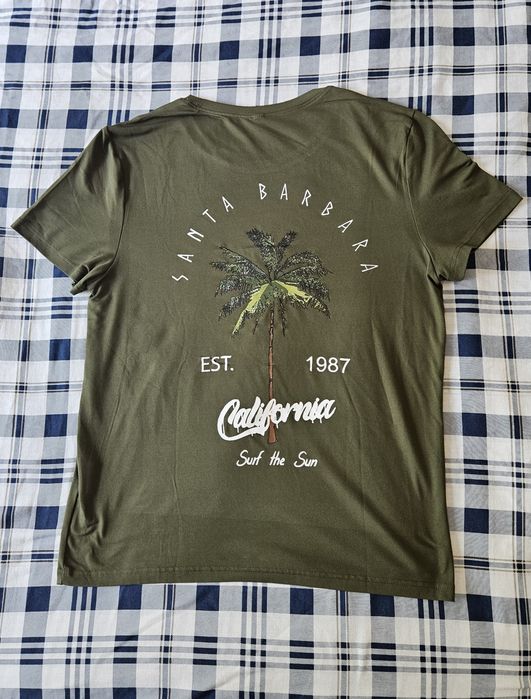 T-shirt oversized verde militar