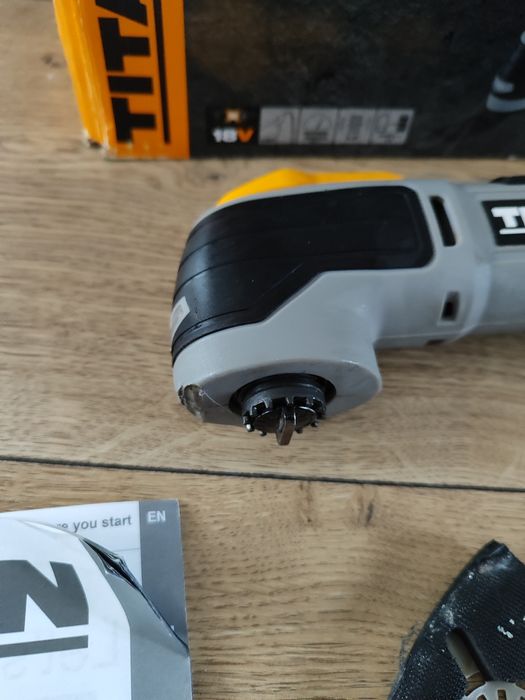 Urządzenie wielofunkcyjne Multitool Titan 18v, rok 2024
Sprzedaję samo