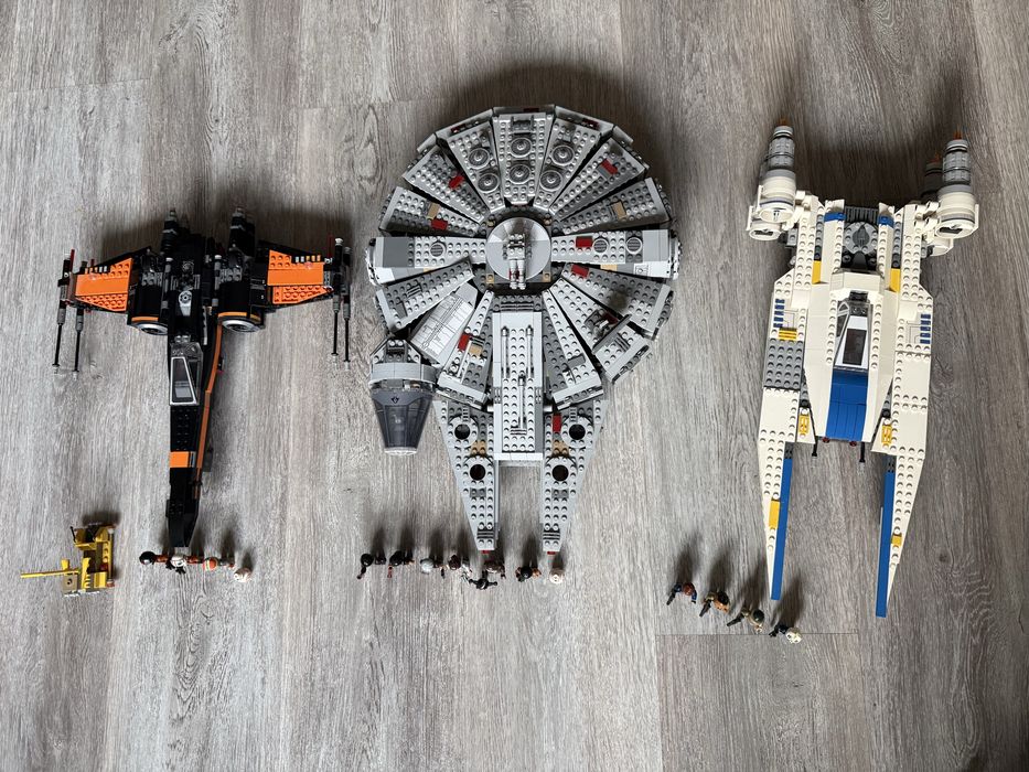 Klocki Star Wars 75102, 75105, 75155