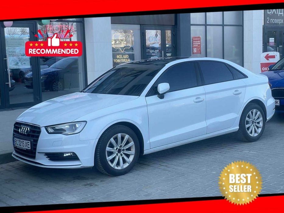 Оренда Audi A3 – дизель 2.0, автомат, 2017 рік, комфортний та економічний седан