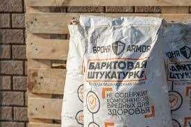 Баритова штукатурка в мішках