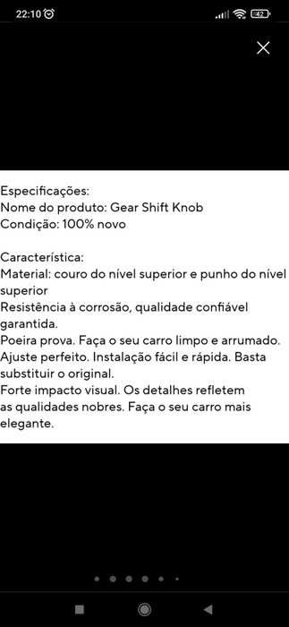 Manete velocidades VW