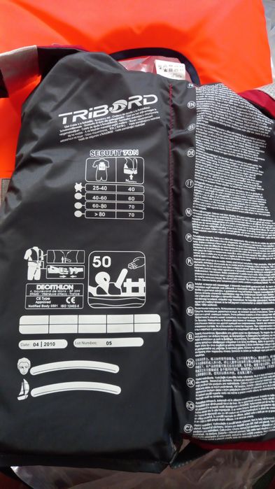 Colete salva-vidas marca Tribord