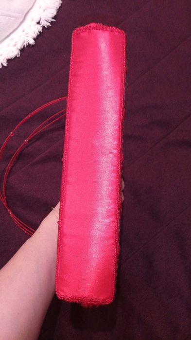 Torebka imprezowa czerwona śliczna mała czerwona