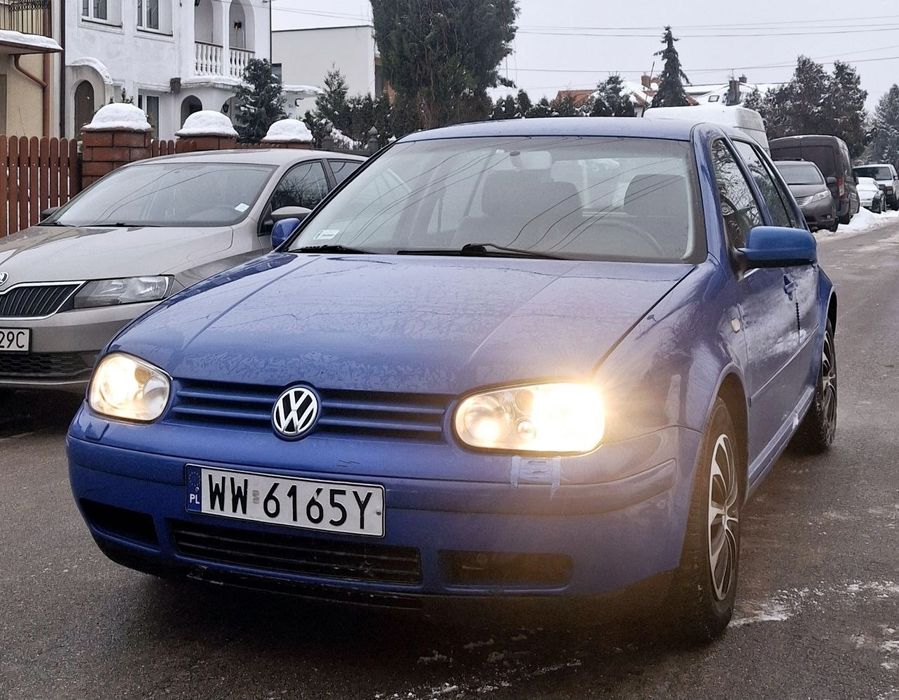 Ładny VW Golf 4 1.6B 100Km Radio 2 Din Bluetooth