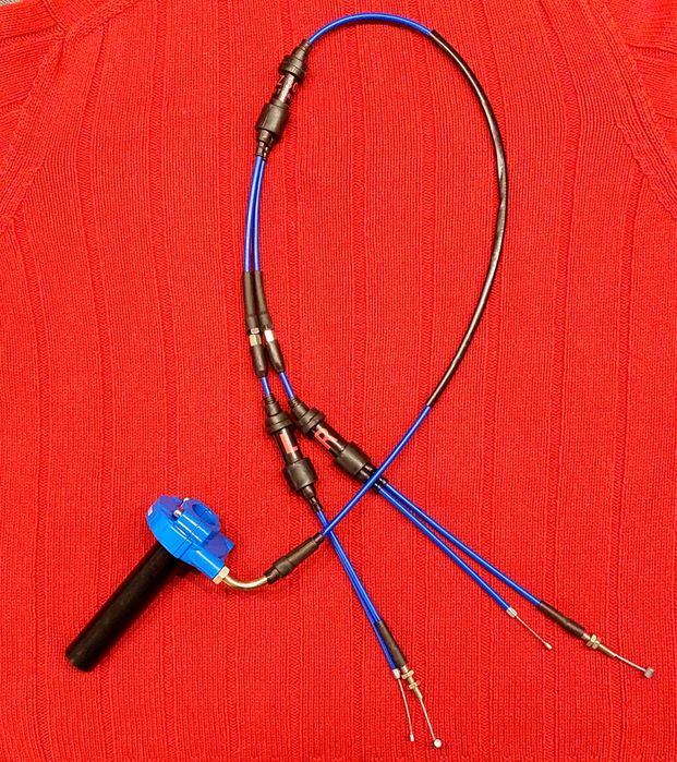 Трос газа+ ручка короткоходна Domino до карбюратор PZ30 МТ Днепр Урал