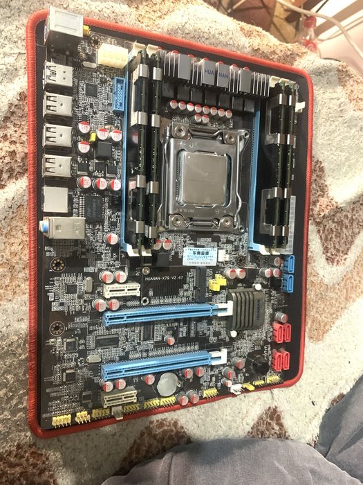 Комплект x79 процесор intel xeon E5-2689 ddr3 32gb 2400