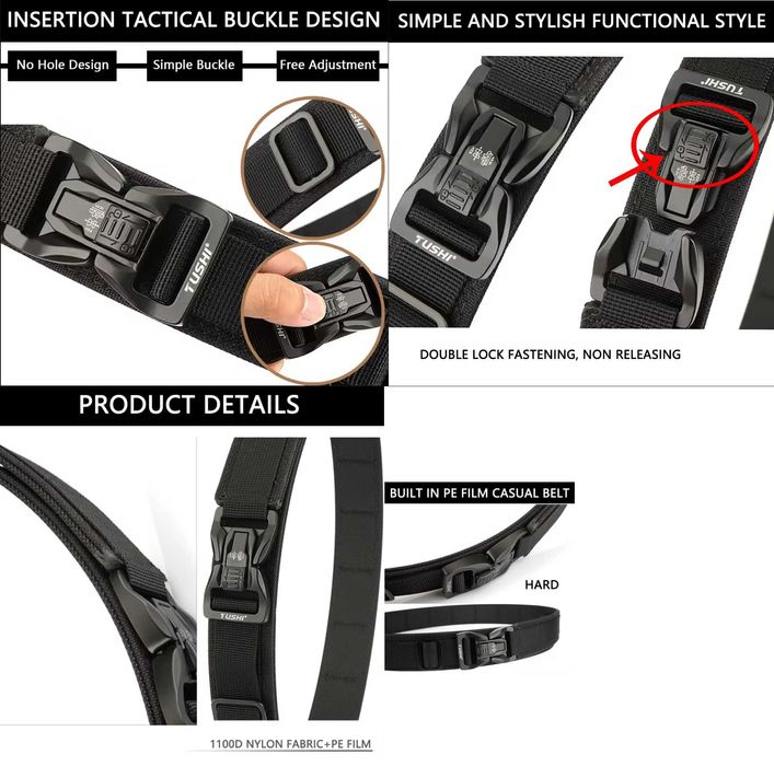 Новий тактичний ремінь швидкий скид molle