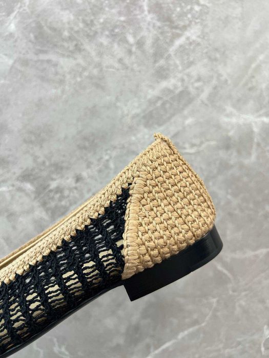 Chanel klasyczne baleriny z kolekcji plecionych espadryli