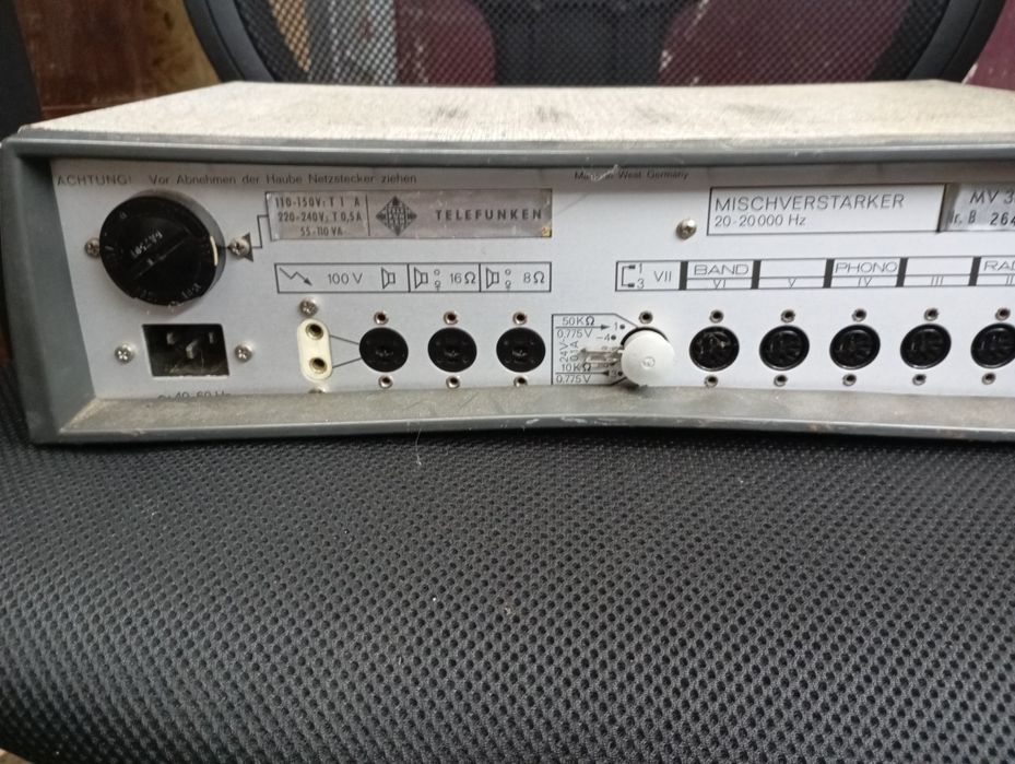 Amplificador Telefunken MV 30 NR. B 2649