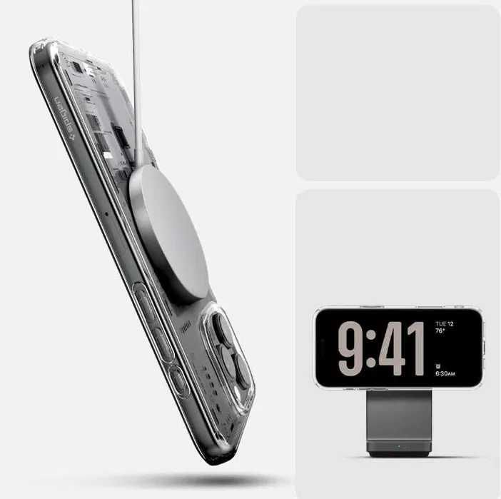 Etui do iPhone 16 Pro Max 6.9, Spigen Ultra Hybrid Mag do MagSafe, mocny case cover