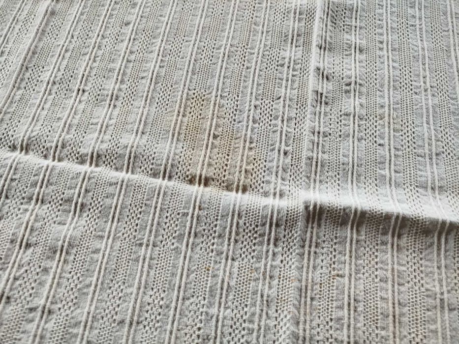 Individual em linho de mesa retangular