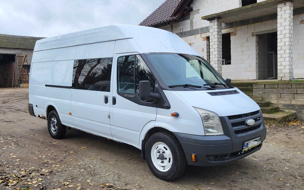 Ford Transit MK7 2.4TDCI Jumbo L4H3 Max 7-osobowy Klima brygadowka