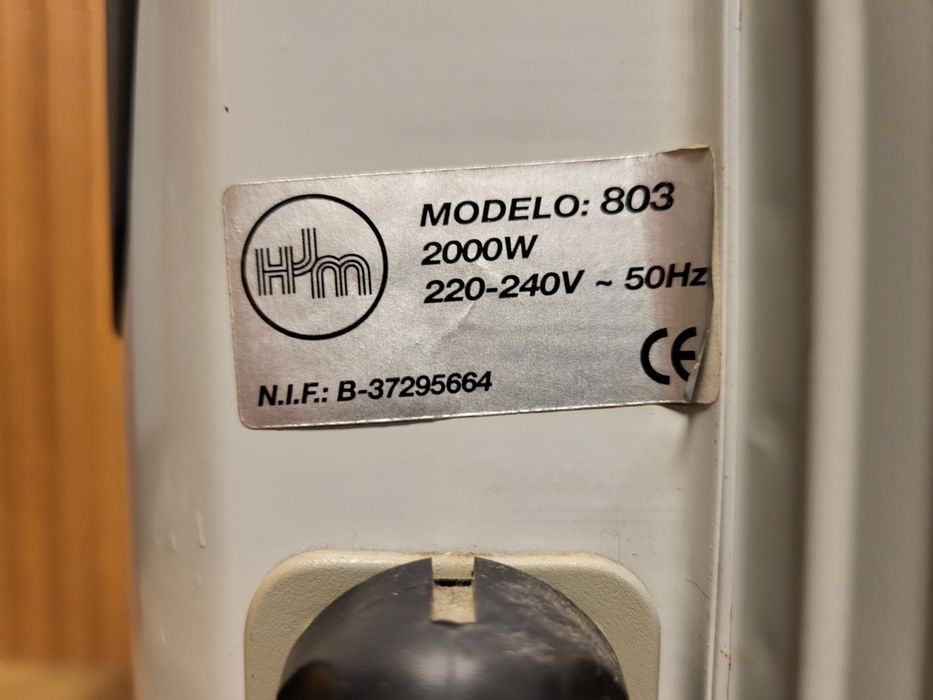 Aquecedor a Óleo 2000W