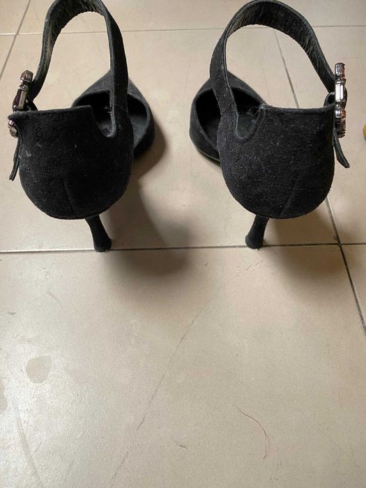 Sapatos pretas de salto PABLO FUSTER Desconto
