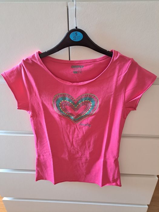 T-shirt Deeply 15-17 anos rosa fuscia