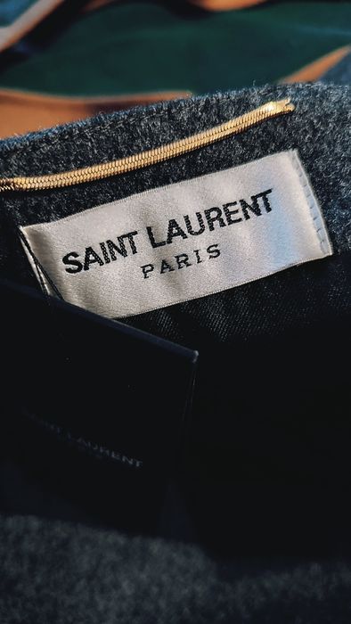 SAINT LAURENT Paris спідниця максі. Вовна, шовк.