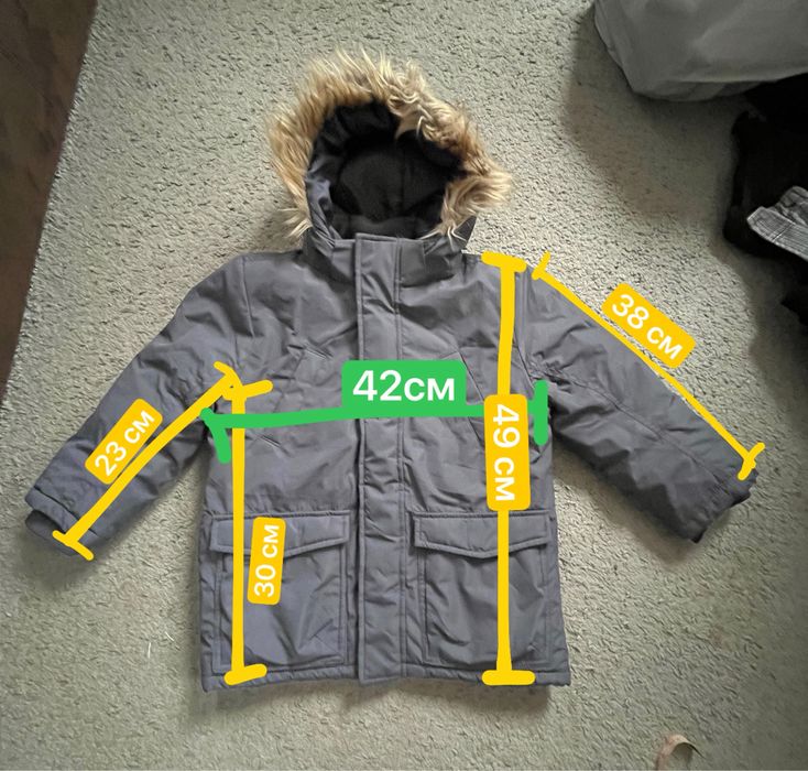 Куртка H&M на хлопчика зима-весна 110-116 см ідеальний стан