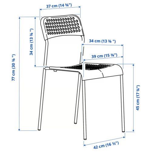 Sprzedam stylowe krzesła z IKEA