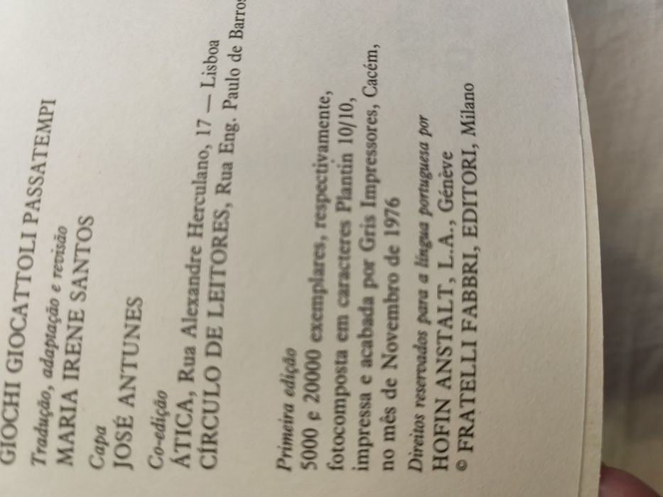 Livro de jogos e passatempos