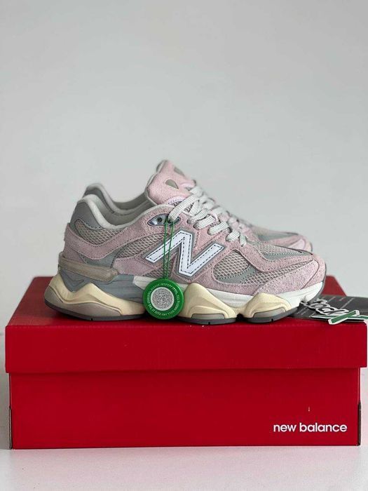 Женские кроссовки New Balance 9060 Pink Grey Premium. Размеры 36-40