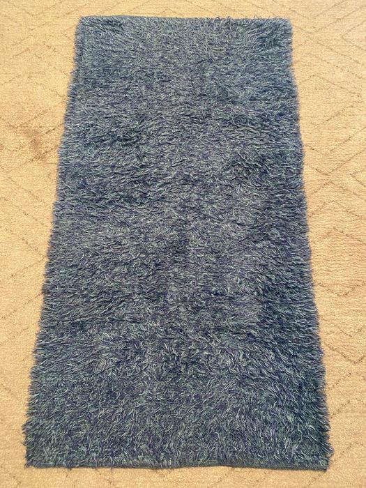 Tapete azul mesclado